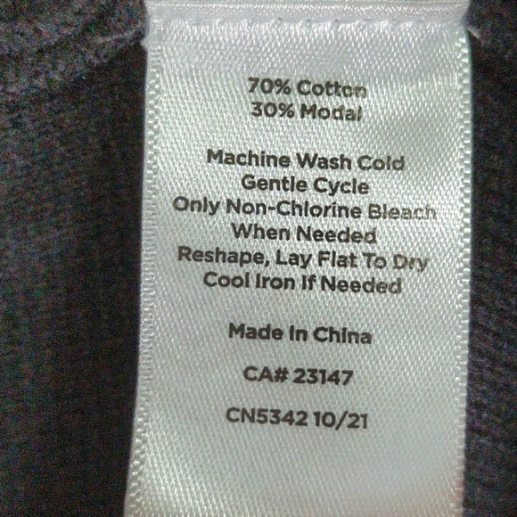 Talbots Sweater Blazer‎ Womens Petite M Black Cotton Blend Open Front - Picture 3 of 6